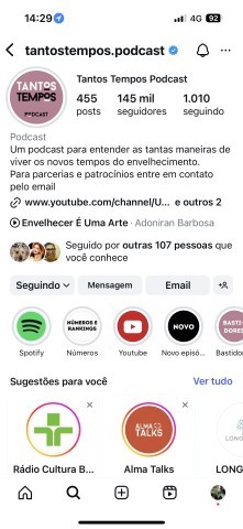 Imagem de Tantos Tempos Podcast @tantostempospodcast